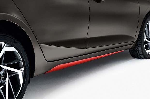 Seitenschutzleisten.